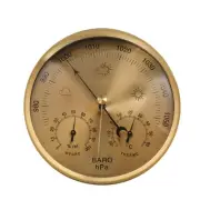 3-In-1 Dial Barometer Hygrometer for Home, Wall Decor, Baby Room, Fishing3789