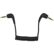 High Quality 3.5mm TRS Patch Cable Right Angle Connector for iPhone DSLR Audio