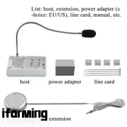 DESHUN DS-1908 Window Intercom System 2 Way Intercom for Bank Counter Hospital
