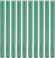 Baxnore 10PCS Sealing Wax Sticks, 12cm Beeswax Blend Low Temperature Sticks, Crack Resistant Seals for Cards Envelopes Vintage Wedding Favors (Pine Green)