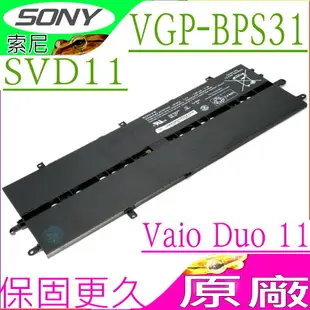 SONY VGP-BPS31 電池(原廠)-索尼 Vaio Duo 11 Convertible Touch 11.1吋,SVD11,SVD112,SVD112A1SP,SVD112A1SW,SVD11215CNB,VGP-BPSC31,VGP-BPS31,SVD11216PAB,SVD11215CGB,SVD11215CHB,SVD11216PGB,SVD11215CAB,SVD11215CVB