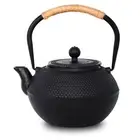 Cast Iron Tea Pot - Twine Handle Teapot Kettle with Infuser and Enameled3579