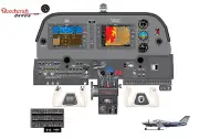 Beechcraft Baron G-58 Cockpit Poster 24"x36"