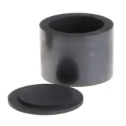 Pure Graphite Crucible Cup Propane Torch Melting Gold Silver DxH 50x50mm For
