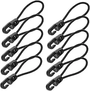 BESPORTBLE 20pcs Outdoor Bungee Straps Hooks Luggage Cords for Secure Tie Down for Travel