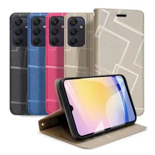 GENTEN for Samsung Galaxy A25 5G 極簡立方磁力手機皮套