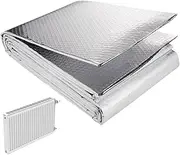 Ultra Heat Reflective Foil Insulation 16 Ft X 24 Inch Energy Saving Aluminum Radiant Barrier Double Sided Thermal Insulation Foil Roll for , Doors, Roofs, Attics, RVs, and Home Energy