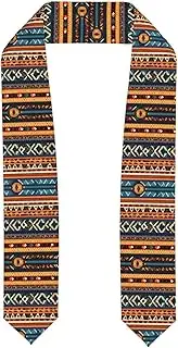 [EdWal] African National Patterns print Graduation Stole and Sash Class for Unisex Adult Honor Stole Honor Stole of 2025