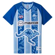 Junior's AFL North Melbourne Kangaroos Football Club 2025 Replica Warm Up Top