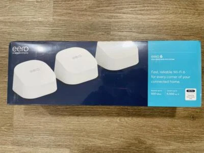 eero 6 AX1800 1800 Mbps 4 Port 900 Mbps Dual-Band Mesh Wi-Fi 6 System - M110311