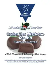 FNG Coffees-Under The Mistletoe Mocha-DECAF- Ground or Whole Bean- 16 oz