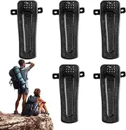 Two Way Radio Walkie Talkie Clip | Walkie Talkie Back Fixed Clip,Lightweight Design Walkie Talkie Supplies for Logistics, Construction Sites, Security