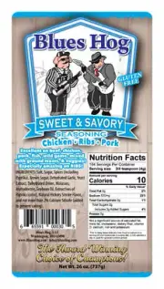 Blues Hog Sweet & Savory Seasoning Rub 26 oz.