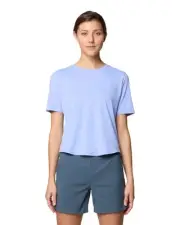 Mountain Hardwear Sunblocker Short Sleeve Women's Shirt, Light Illusion, X-Large