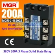 1PCS New 3 Phase Solid State Relay DC-AC MGR-3 032 48200Z 380V 200A