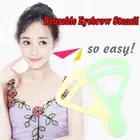 Drawing Card Eyebrow Shaping Template Grooming Shaping Mold Eyebrow Stencil