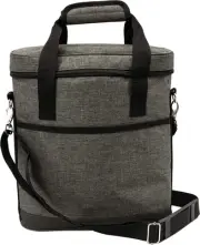 Karlstert Premium Thermal Insulated Padded 3 Bottle/Drink Carrier, Charcoal, 124