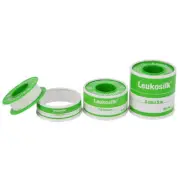 Leukosilk Hypoallergenic Polyacrylate Adhesive Tape 1.25cm x 5m 1021
