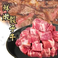 在飛比找PChome24h購物優惠-【賣魚的家】鮮嫩 紐西蘭骰子牛肉 (300g±3%/包)-共