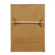 Outdoor Camping Canvas Tableware Storage Bag Towel Rack Cutlery