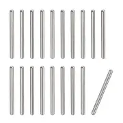 1.5x20mm Dowel Pins, 20pcs Round Head Flat Chamfered End Dowel Pin