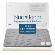 Stone Bath Mat, Premium Non-Slip Diatomaceous Earth Bathmat, Absorbent and Qu...