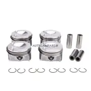 4PCS KS Pistons & Rings 06H107065AA For AUDI A3 Q3 VW Tiguan Golf Passat 2.0TSI (for: Audi)