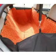 LUD Waterproof Dog Car Hammock Seat Cover for Pets-Orange