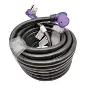 parkworld Extension Cord 50-ft. 250V Indoor/Outdoor Fire/Water Resistant Black