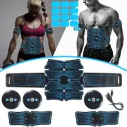 ABS Muscle Stimulator Training Gear Ultimate Trainer Fit Body Home Exercise Belt