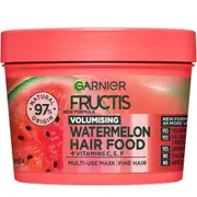 Garnier Fructis, 3-in-1 Hair Mask, Plumping & Hydrating, Hair Food Watermelon, 390ml