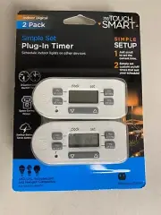 GE Simple set Digital Plug In Timer (2 Pack) - 26745