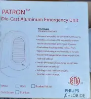 Philips Chloride PDNBZ Patron Die-Cast Aluminum Emergency Unit