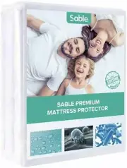 Sable Mattress Protector 100% Waterproof Hypoallergenic FDA Queen Dust Mite MA03