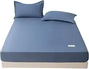 Fitted Queen Sheet - All-Inclusive Non-Slip Mattress Protector 70.87x78.74 Inches | Dustproof Bed Sheet Breathable Protective Cover Machine Washable for Camping