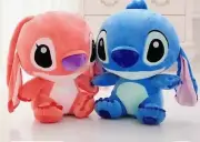Disney Stitch Plush Doll 35cm Blue Pink Lilo & Stitch Toy Gift for Kids