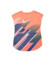 NWT Nike Dri-Fit Small Girl's Cap Sleeve Tee Size 6X Orange