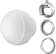 Snblzhef Camera Flash Speedlite Lighting Enhancement Kit - Diffuser Dome Softbox with Universal Adapter Ring ML-CD15