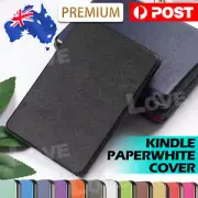 Flip Leather Folio Case Cover Magnetic For Amazon Kindle Paperwhite 1 2 3