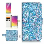Abstract Pattern TPU Phone Wallet Case Cover For Telstra Smart 4 - 31188