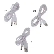 USB Charging Cable USB DC 5V 5.5 x 2.5mm Power Plug for Router Speaker 1M 2M