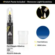 Touch Up Paint For Piaggio Albatros 280 Azzurro Siderale With Polish Paste