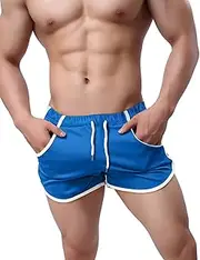 [GYMAPE] Men's Mesh Athletic Shorts for Running Workout Swimming Quick Dry Lightweight