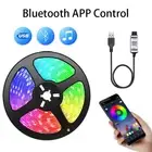 RGB 5050 Led Strip Light Bluetooth App 5V USB Led Tape Flexible Ribbon Diode Tap