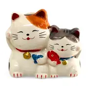 Maneki Neko Beckoning Fuji Restaurent Coco Ichibanya Memo Paper Pen Stand Holder