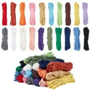 3mm*110Yards Natural Macrame Cord 20 Colors Macrame Rope Pure Cotton Cord for...