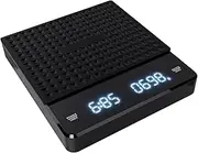 Cabilock 5Kg Scale with Timer High Precision Digital Weighing Scale for Brewing Includes Heat Resistant Pad and Sturdy Cover for Kitchen Use
