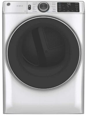 GE GFD65GSSNWW 28 Inch Gas Smart Dryer 4 Way Venting Quick Dry WHITE