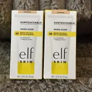 2 Packs ELF SKIN Suntouchable! Whoa Glow SPF 30 Sun Protection + Makeup Primer