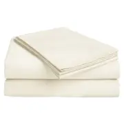Accessorize 1100TC Cotton Rich Sheet Set Cream Queen